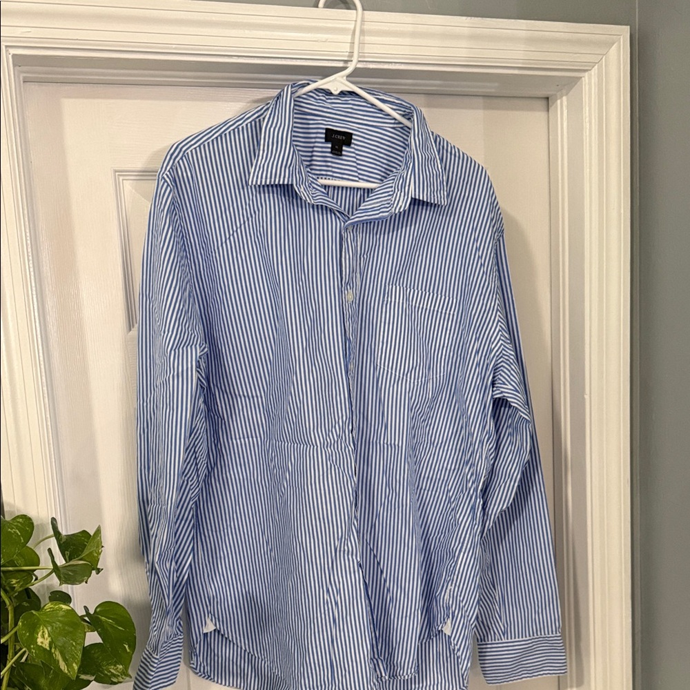 Blue Striped Men's Shirt